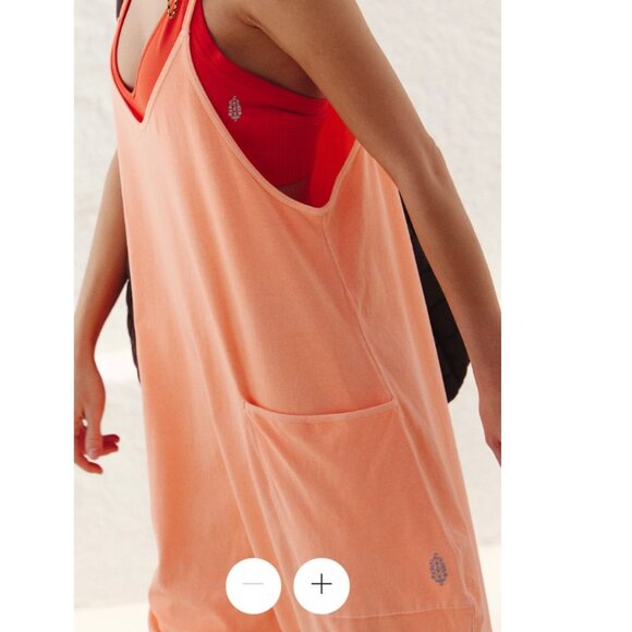 Free People - Peach Hot Shot Onesie - Large - Picture 9 of 13